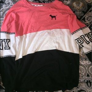 Pink long sleeve sweater